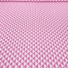 Stoff Baumwolle Popeline Dreiecke grafische rosa pink weiß