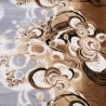 Stoff Viskose Jersey Borden Design abstrakt grau braun beige