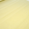 Stoff Baumwolle Popeline Wellen kleingemustert gelb weiß