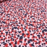 Stoff Modal Jersey Tupfen Flecken rosa rot blau Kleiderstoff