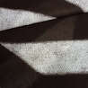 Stoffe Viskose Chiffon Georgette geometrischen Muster braun weiß