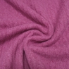 Stoff 100% Merino Merinostrick Zopfmuster pink fuchsia uni