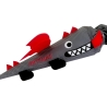 Schultüte Drache aus Stoff mit Kissen und Name bestickt