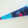 Schultüte Krone mit Kissen und Name bestickt 