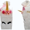Schultüte Glitzer Einhorn mit Kissen und Name bestickt