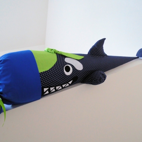 Schultüte Orca Wal Pirat mit Kissen u. Namen bestickt
