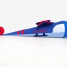 Schultüte Helikopter mit Kissen und Name bestickt, blau rot