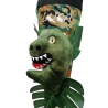 Schultüte Dino aus Stoff mit Kissen und Name bestickt