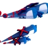Schultüte Helikopter mit Kissen und Name bestickt, blau rot