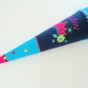 Schultüte Krone mit Kissen und Name bestickt 