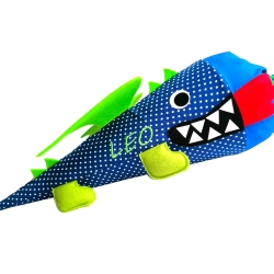 Kindergartentüte Geschwistertüte kleiner Drache mit Kissen+ Name