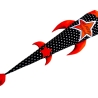 Schultüte Rakete mit Stern und Kissen, Name gestickt