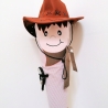 Schultüte Cowboy mit Kissen und Name bestickt