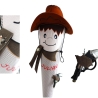Schultüte Cowboy mit Kissen und Name bestickt