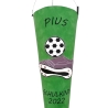 Schultüte Fußball Schuh mit Kissen u. Namen bestickt