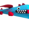 Schultüte Drache aus Stoff m. Kissen und Name bestickt