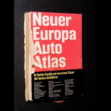 Neuer Europa Auto Atlas - Buch