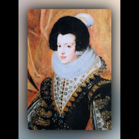 Diego Velázquez - Isabella von Bourbon - Postkarte