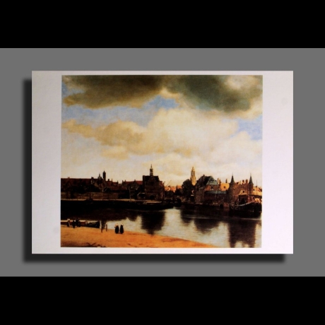 Jan Vermeer - Ansicht von Delft - Postkarte
