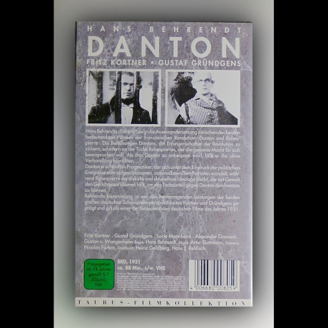 Hans Behrendt - Danton - VHS