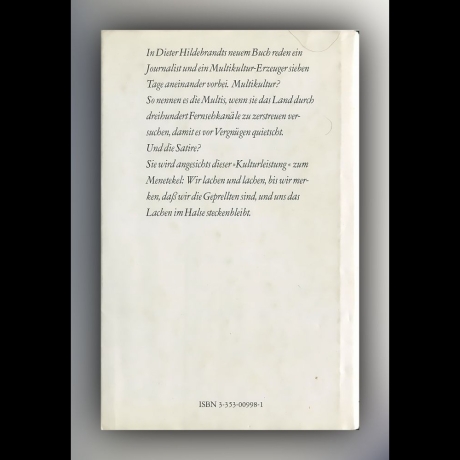 Dieter Hildebrandt - Der Anbieter - Buch