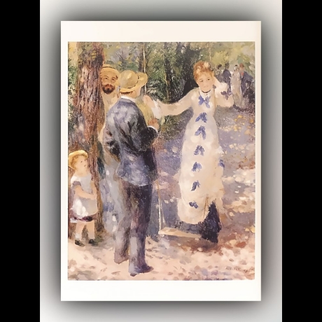 Pierre-Auguste Renoir - Die Schaukel - Postkarte