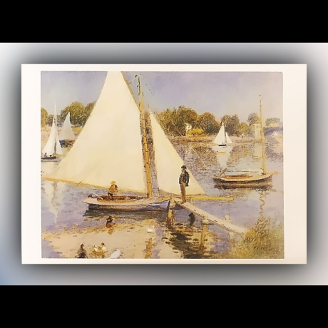 Pierre-Auguste Renoir - Die Seine bei Argenteuil - Postkarte