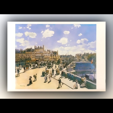 Pierre-Auguste Renoir - Le Pont-Neuf - Postkarte