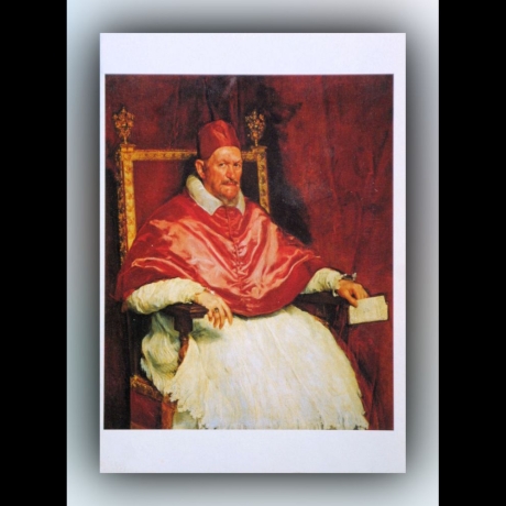 Diego Velázquez - Innozenz X. - Postkarte