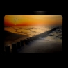 Foto Tischset Motiv: Sonnenuntergang am Meer