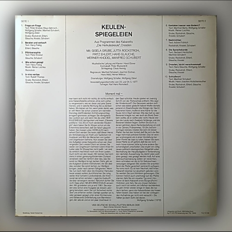 Die Herkuleskeule - Keulenspiegeleien - Vinyl