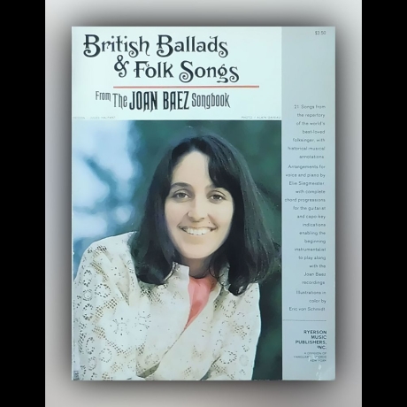 Joan Baez - British Ballads & Folk Songs - From the Joan Baez Songbook - Buch