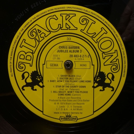 Chris Barber - The Chris Barber Jubilee Album 3 (1970 - 1974) - Vinyl