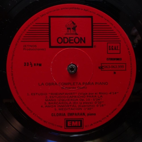 Eduardo Ocón - La Obra Completa Para Piano - Vinyl