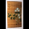 Kakejiku japanisches Rollbild blauweiße Blüten