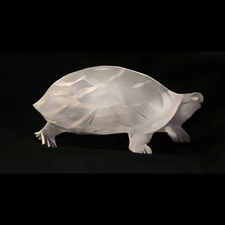 Edelstahl Schildkröte 33 x 17 cm