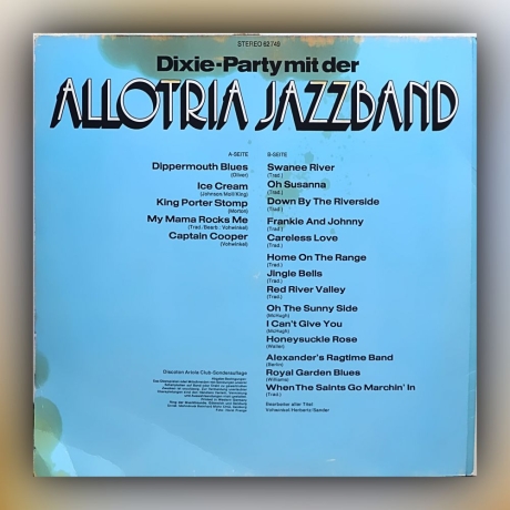Allotria Jazzband - Dixie-Party mit der Allotria Jazzband - Vinyl
