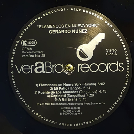 Gerardo Nuñez - Flamencos En Nueva York - Vinyl
