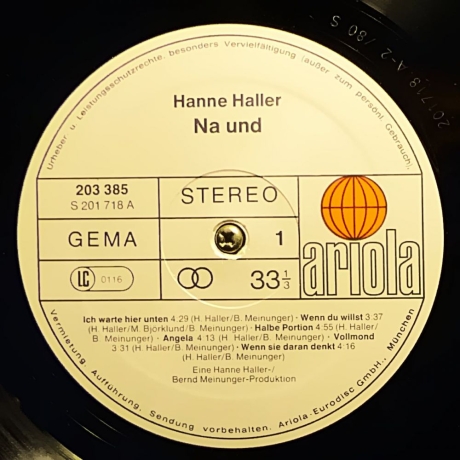 Hanne Haller - Na und - Vinyl