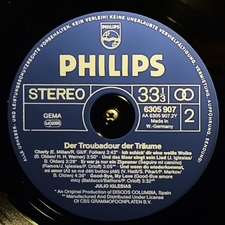 Julio Iglesias - Troubadour der Träume - Vinyl