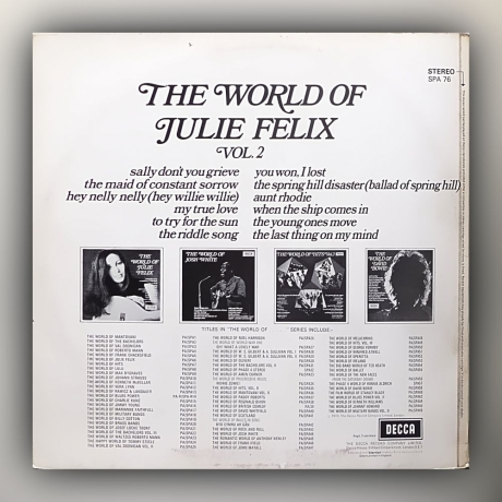 Julie Felix - The World of Julie Felix - Vinyl