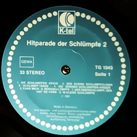 Various Artists - Hitparade der Schlümpfe 2 - Vinyl