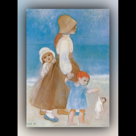Heide Dahl - Puppenkinder - Postkarte