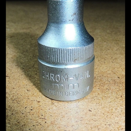 Sechskant Nuß SW 8 mm 1/2 Zoll Chrom-Vanadium