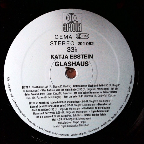 Katja Ebstein - Glashaus - Vinyl
