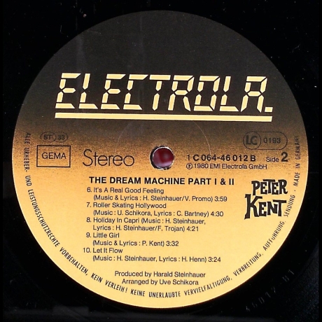 Peter Kent - The Dream Machine - Vinyl