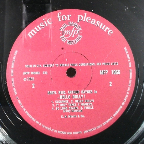 Beryl Reid and Arthur Haynes - Hello, Dolly - Vinyl