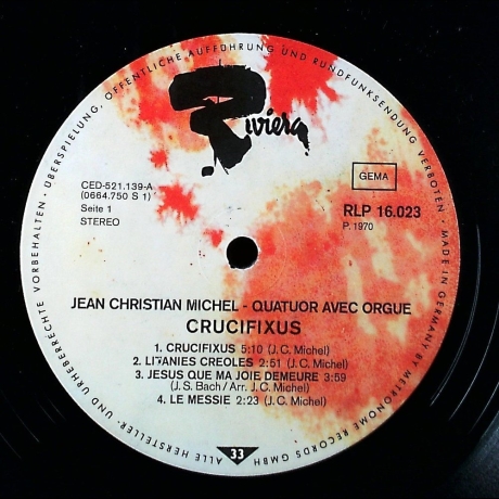 Jean Christian Michel - Crucifixus - Vinyl