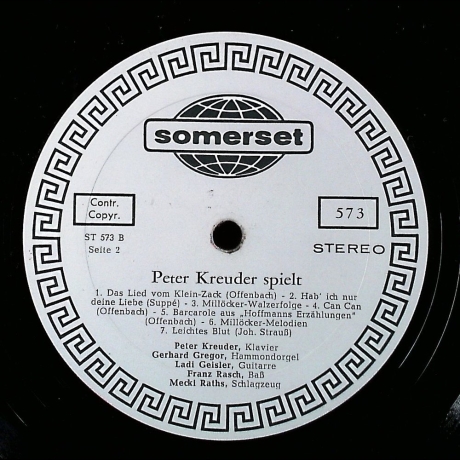 Peter Kreuder - Peter Kreuder spielt - Vinyl