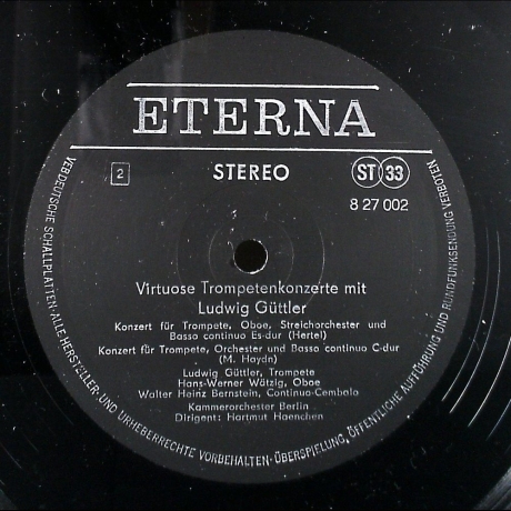 Ludwig Güttler - Virtuose Trompetenkonzerte mit Ludwig Güttler - Vinyl